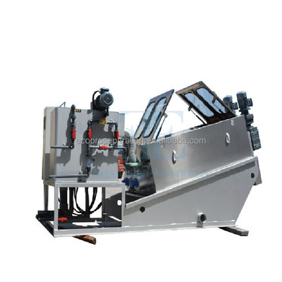 المزارع آلة إزالة المياه من المطبخ المسمار 12000L / H المطبخ المسمار معالجة مياه الصرف الصحي