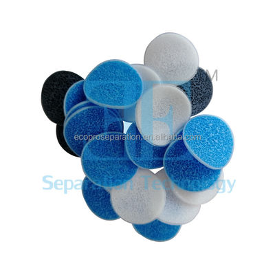 ارتداء مجاني Mutag Biochip MBBR 30mm Dia MBBR الوسائط المرشحة 500L / ساعة