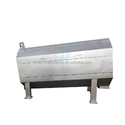 85L / H شاشة طبلة دوارة مدعومة داخليا SUS304 0.75kw شاشة طبلة دوارة