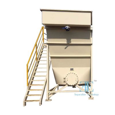 سهولة الصيانة معدات معالجة المياه نظام Lamella Clarifier مع نظام التحكم PLC 0.55kw
