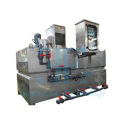 نظام جرعات البوليمر مع وزن تشغيل 800 كجم حماية IP65 Schneider / Omron PLC