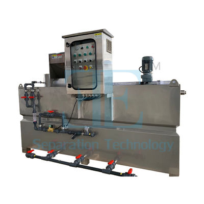 المنتج الساخن 2022 نظام جرعة البوليمر الذي يتم التحكم به بواسطة PLC 0.75kw محرك الموازنة