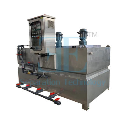 نظام تزويد السوائل التلقائي مع التحكم في PLC