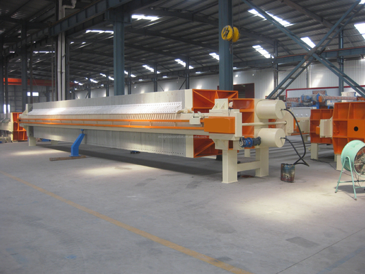 مكبس ترشيح هيدروليكي يدوي 6 متر مربع لتجفيف الحمأة 220 فولت - 415 فولت