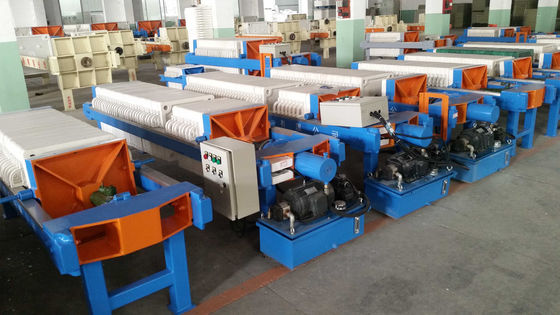 مرشح ضغط تجفيف الحمأة اليدوي 2 متر مربع 220 فولت-415 فولت