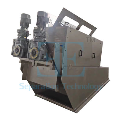 آلة إزالة المياه من الوحل المضغوطة ذات المسمار الموفر للطاقة 1kW 220V-380V